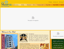 Tablet Screenshot of hotelmauryaintl.com